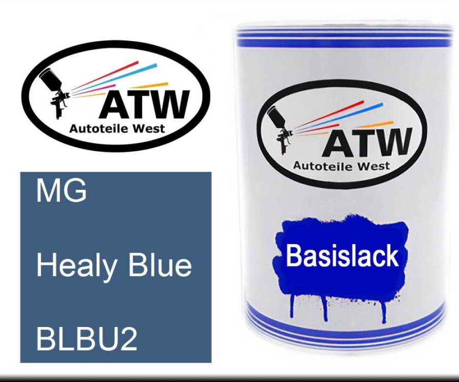 MG, Healy Blue, BLBU2: 500ml Lackdose, von ATW Autoteile West.